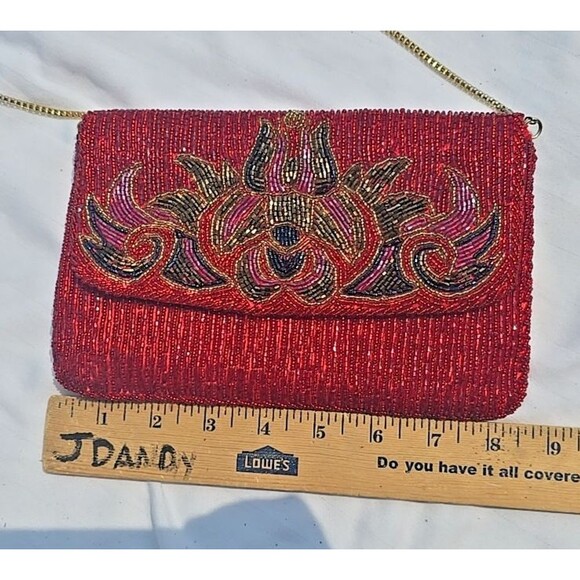 !! La Regale LTD Vintage Women's Handbag Cross Body Purse 8.5" x 5.5" - Picture 3 of 10